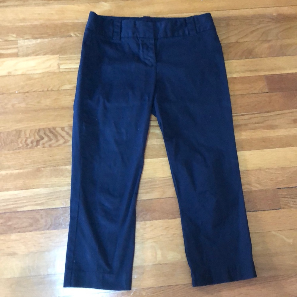 J crew cropped pants - navy